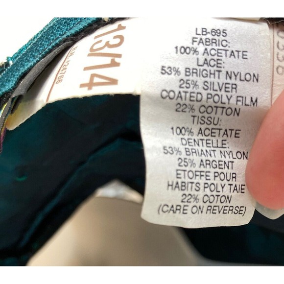 Vintage Alfred Angelo  Flirtations Dress Party Prom Club Green 13/14 90s Y2K - Picture 6 of 12